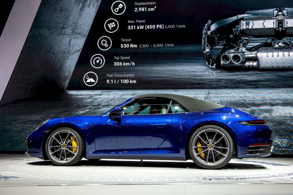 Porsche 911 Cabriolet al Salone di Ginevra