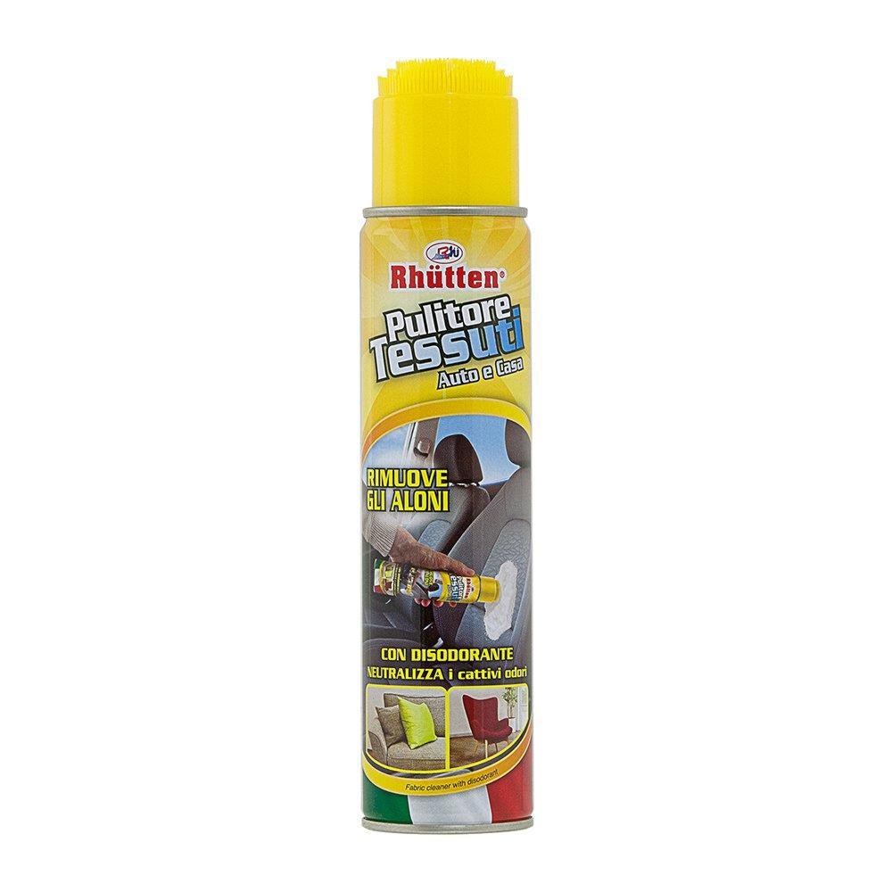 Rhutten 180716 Pulitore per Tessuti Spray con Spazzola, 400 ml
