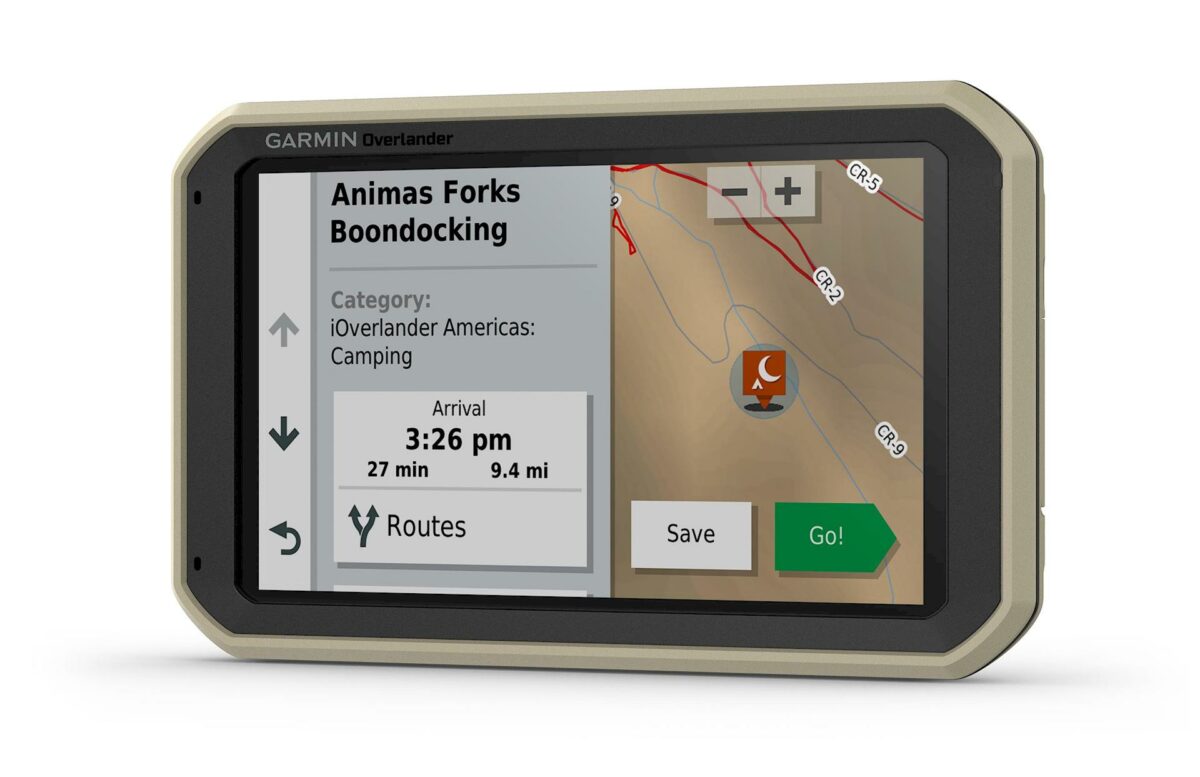 Nuovo navigatore Garmin Overlander