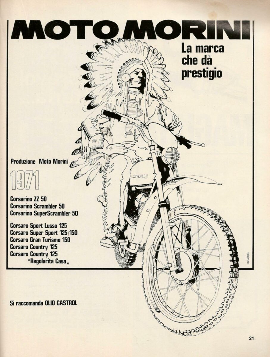 motorbike ads 1971