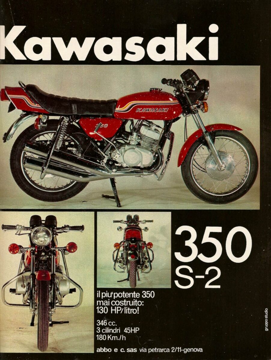 motorbike ads 1971