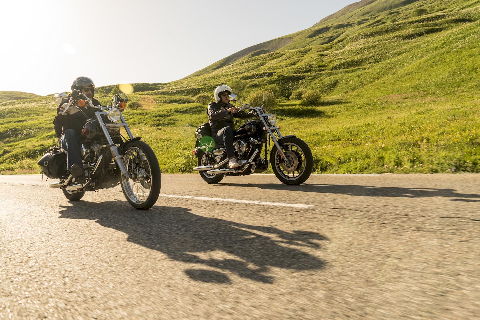 Metzeler Cruisetec test Punta Bagna Harley-Davidson