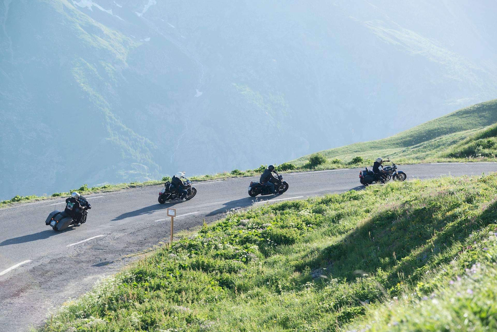 Metzeler Cruisetec test Punta Bagna Harley-Davidson