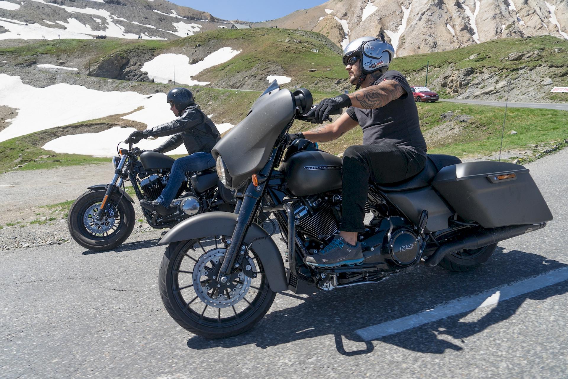 Metzeler Cruisetec test Punta Bagna Harley-Davidson
