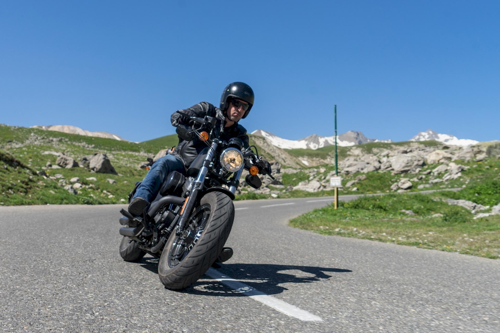 Metzeler Cruisetec test Punta Bagna Harley-Davidson