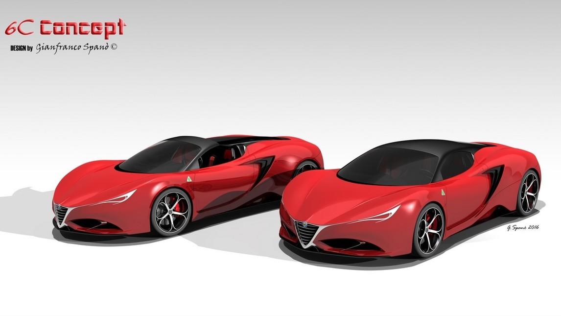 alfa 6c concept spano