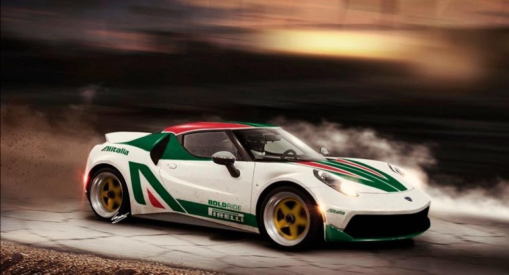 Lancia Stratos HF Rendering