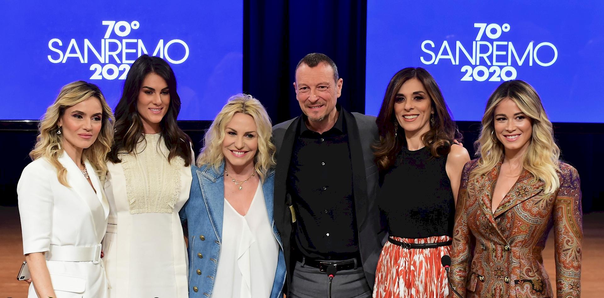 Modelle Amadeus Festival Sanremo 2020