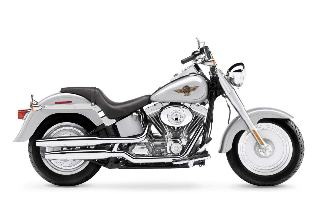 Harley-Davidson FLSTFIAE Fat Boy 2005 15th Anniversary Edition Silver 