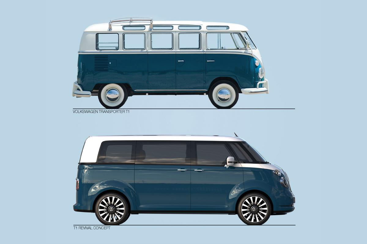 Volkswagen T1 Rendering