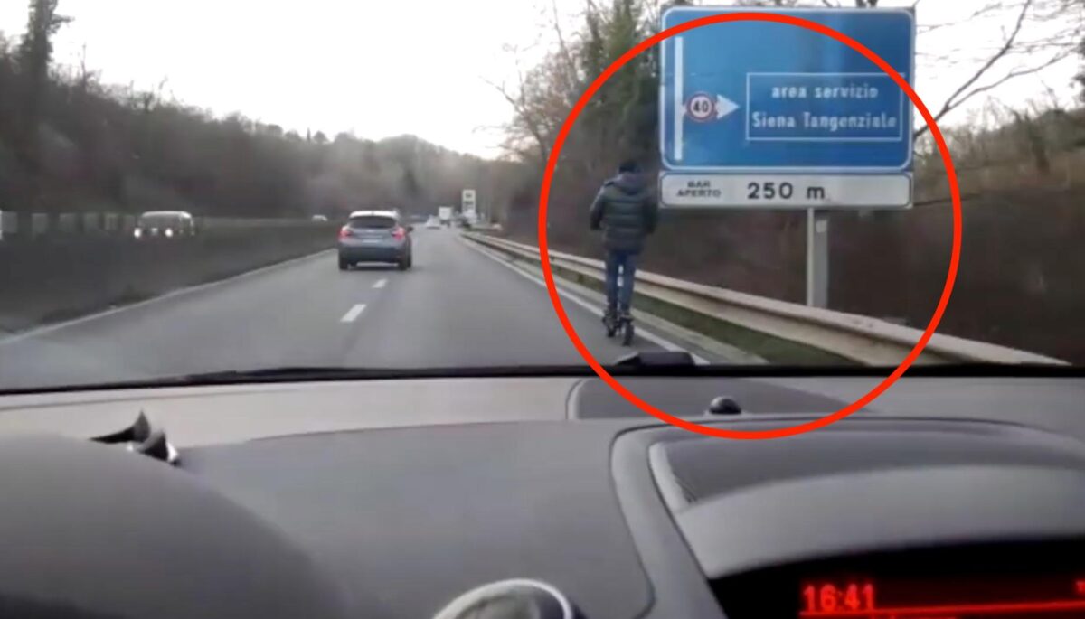 siena firenze monopattino