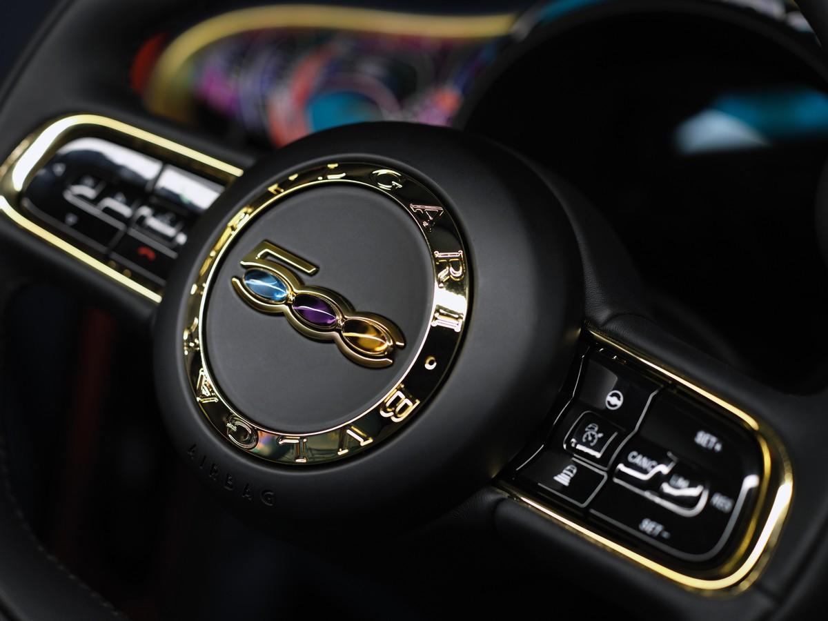 Fiat 500 elettrica Bulgari