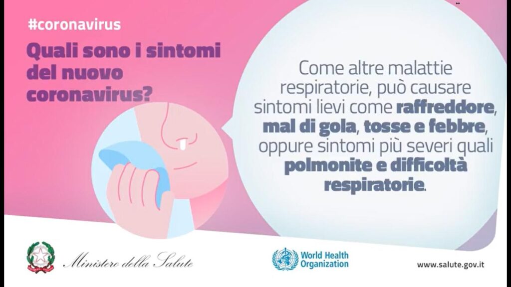 Quali sono i sintomi del nuovo coronavirus