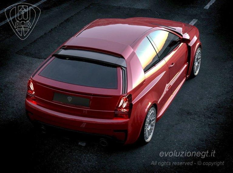 Lancia Delta Rendering