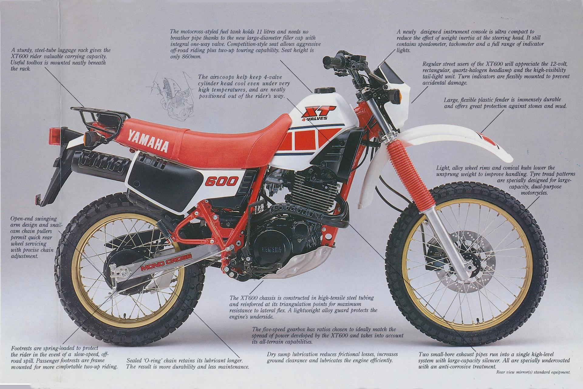 Yamaha XT600 43F 1984