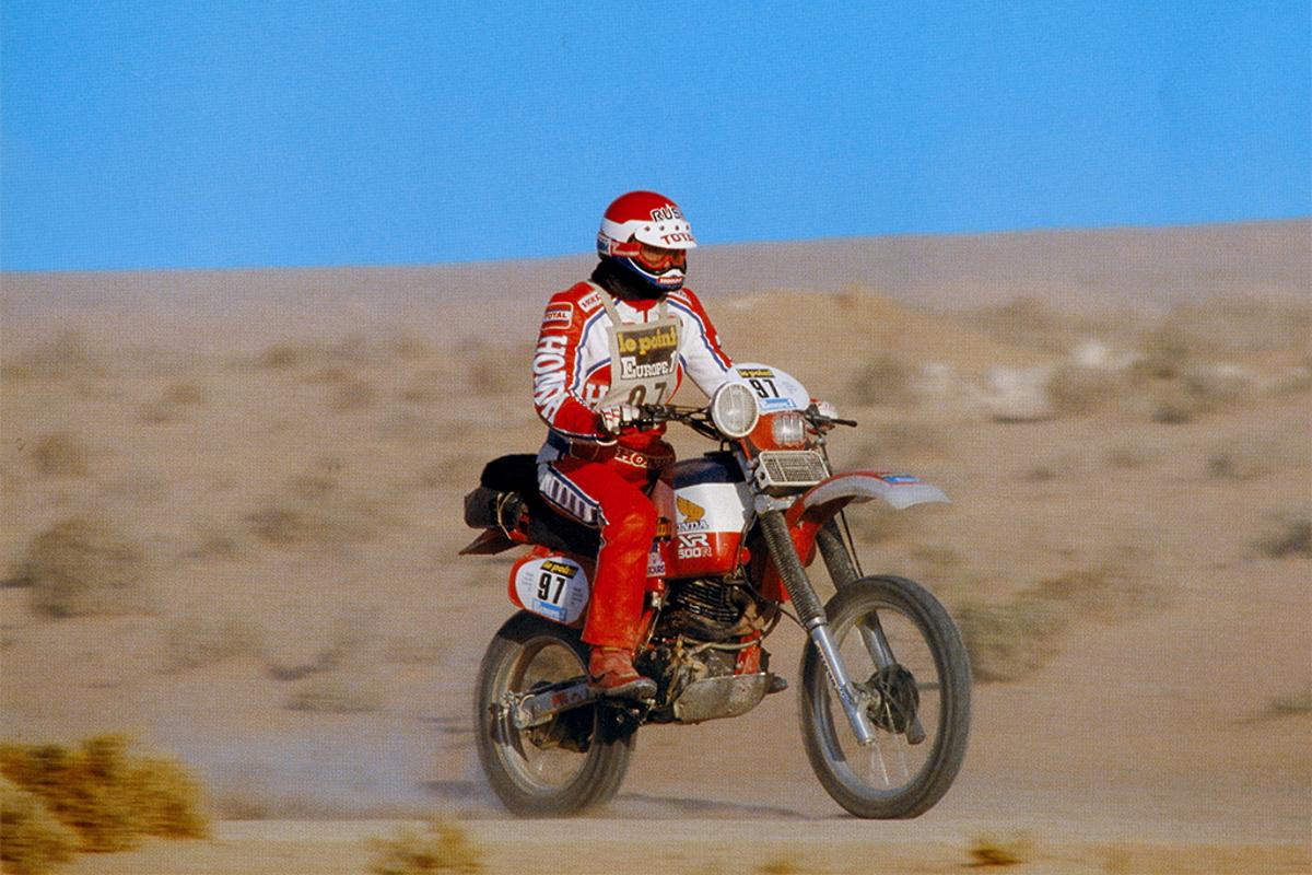 Honda XL 500R Paris-Dakar 1982 philippe Vassard