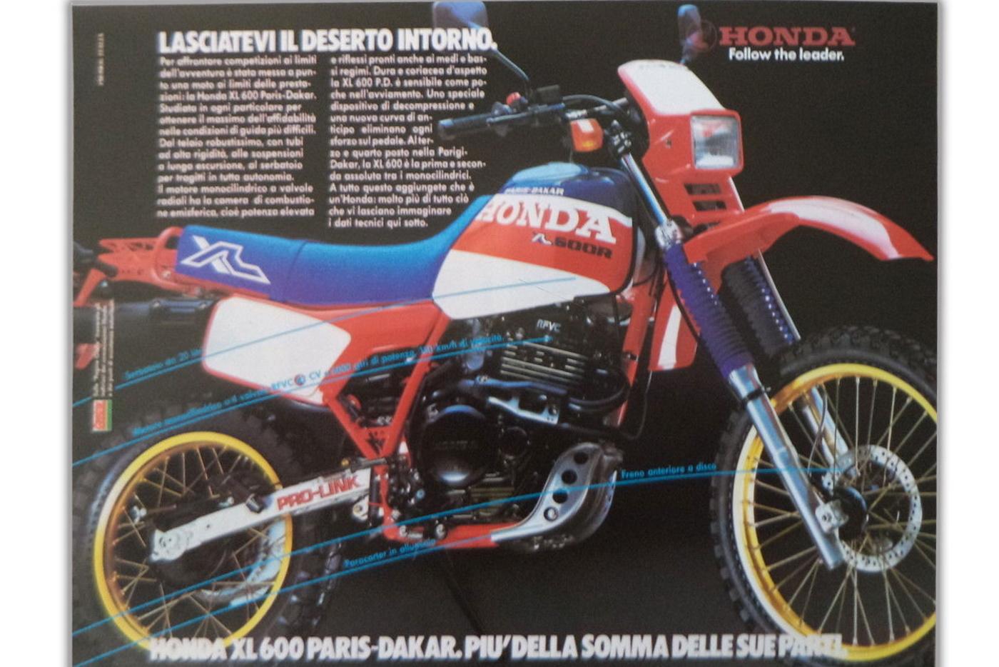 Honda XL600R Paris-Dakar 1984