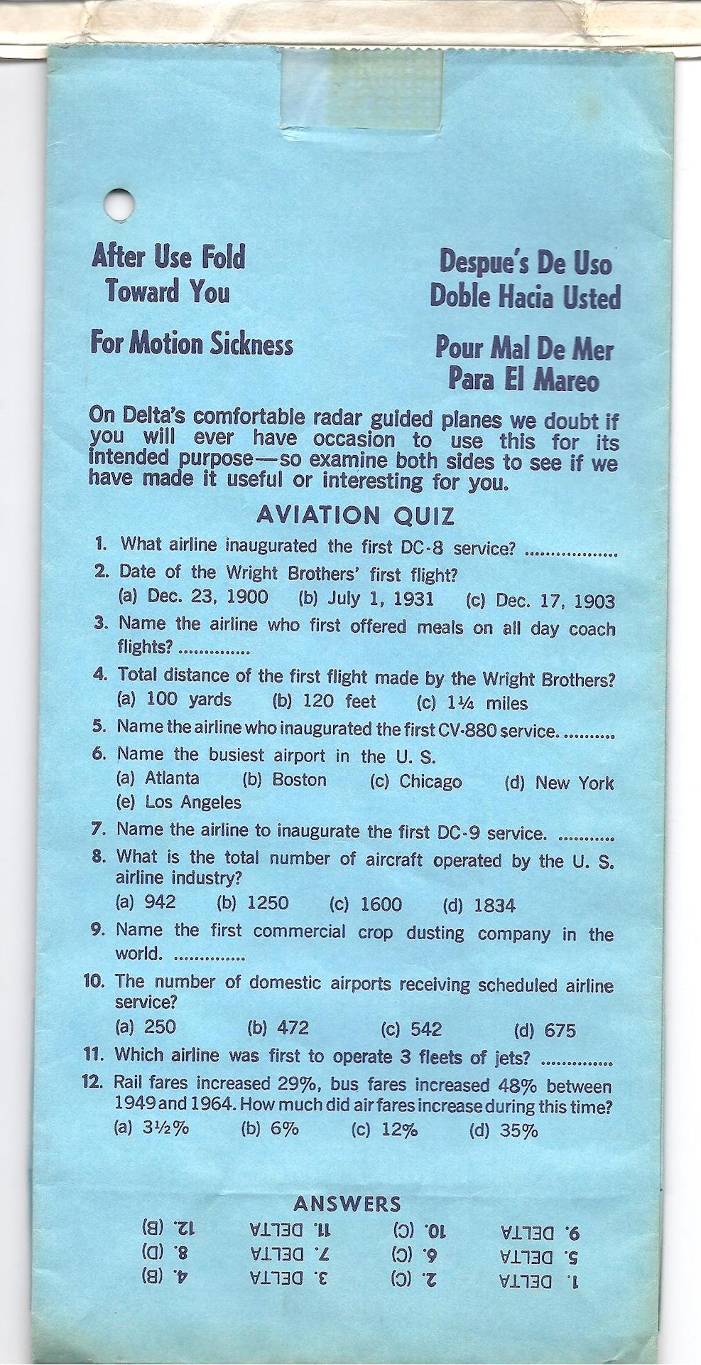 Delta Airlines 1965A