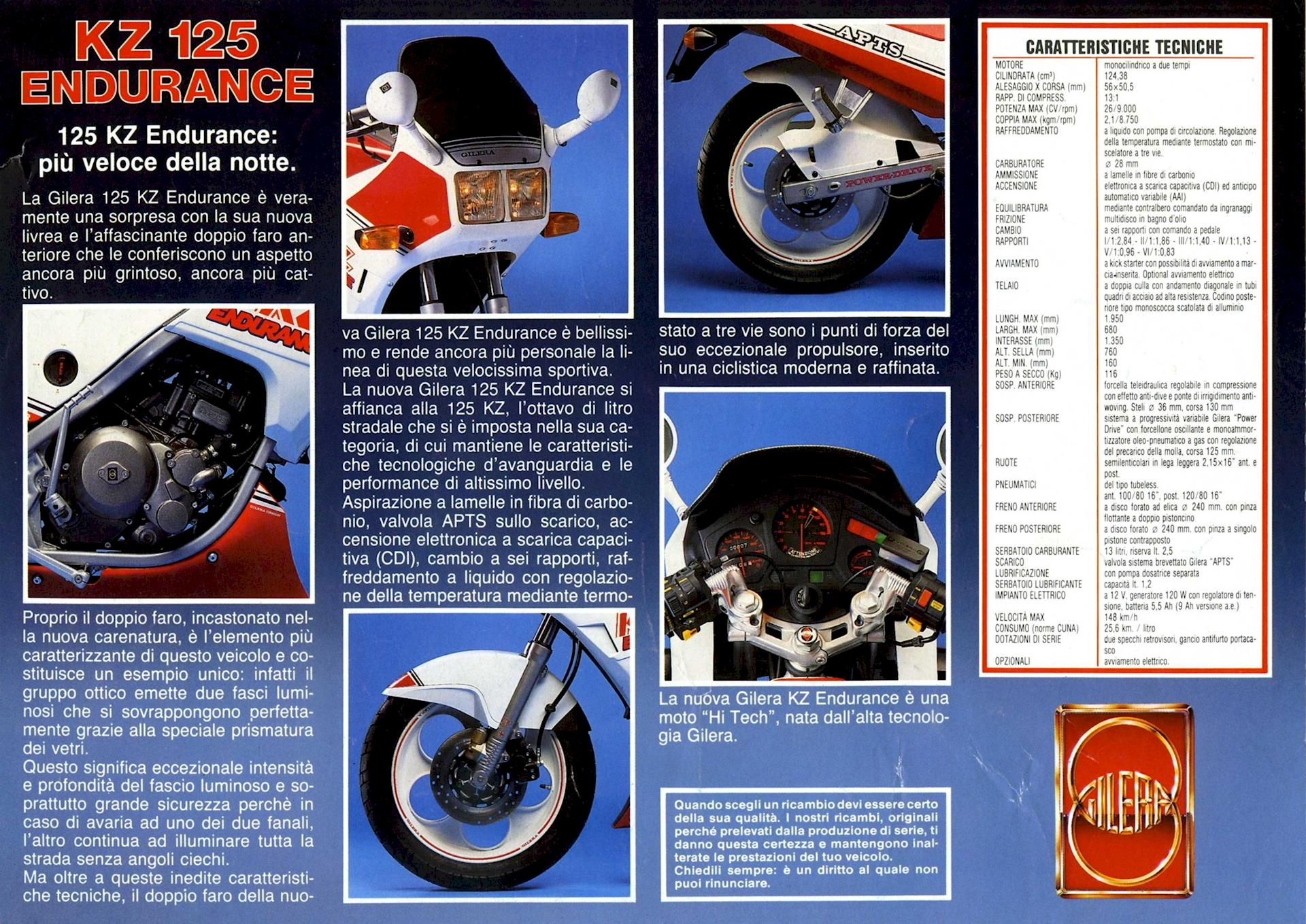 Gilera KZ 125 Endurance