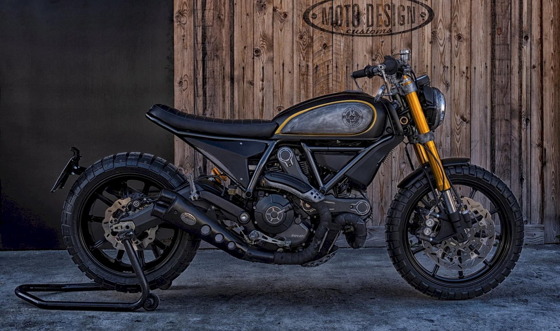 Custom Rumble Scrambler Cut-down_Francesco Russo featuring Moto Design Custom
