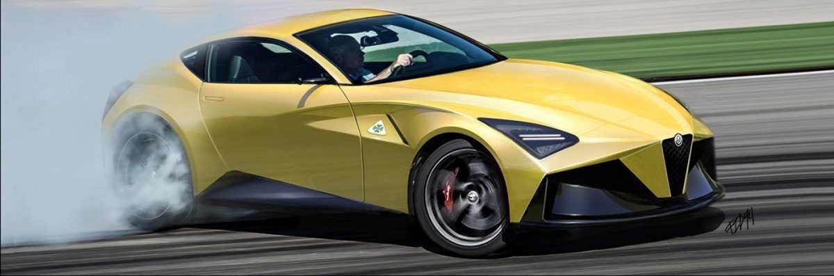 Alfa Giulia TZ4 Rendering