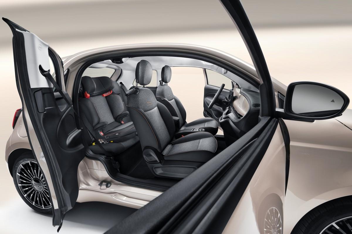 Nuova Fiat 500 elettrica accessori