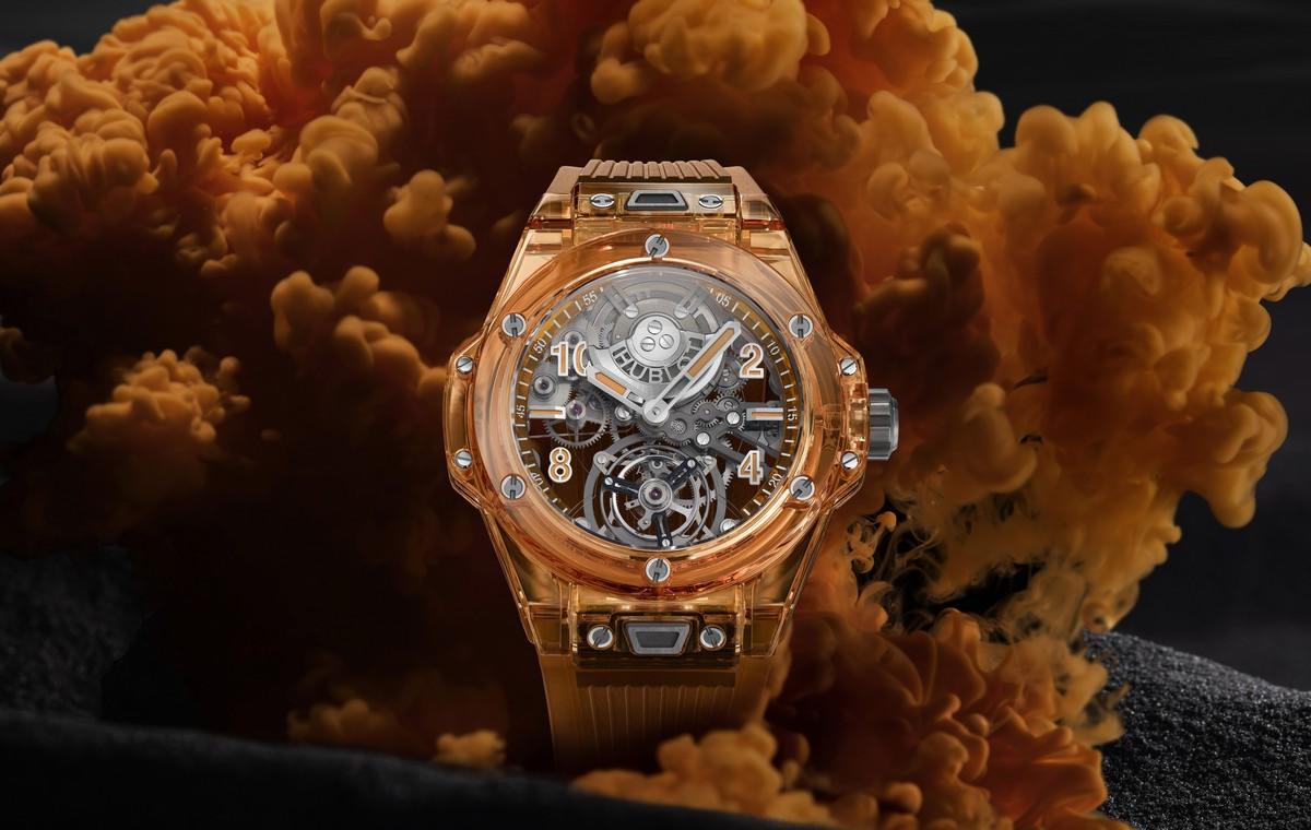Hublot Big Bang Tourbillon Automatic Orange Sapphire