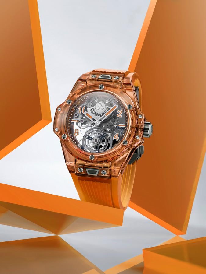 Hublot Big Bang Tourbillon Automatic Orange Sapphire