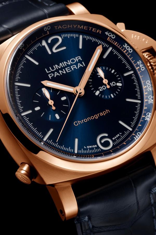 Panerai Luminor Chrono Goldtech Blu Notte