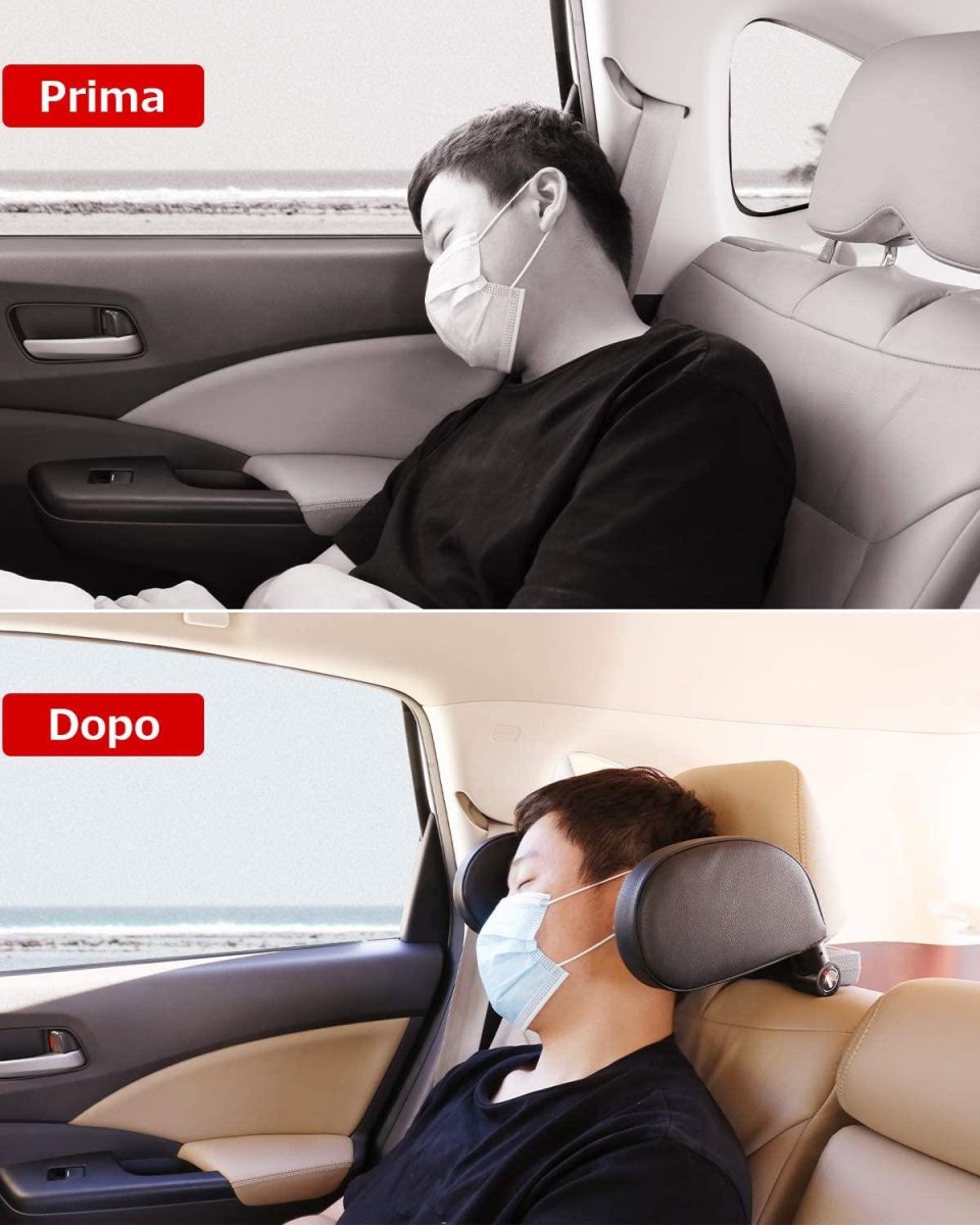 poggiatesta Oasser per auto rimovibile