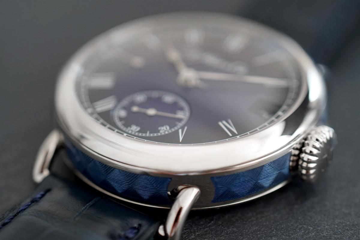 H Moser & Cie Heritage Perpetual Calendar Midnight Blue Enamel