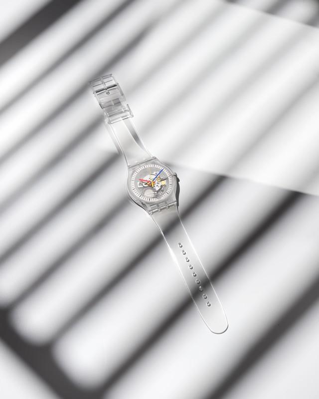 Swatch orologi collezione Clear