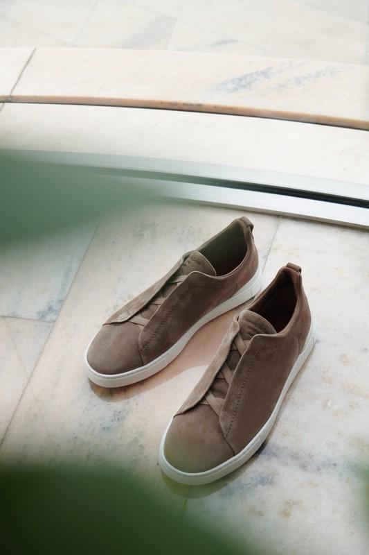 Zegna sneaker Triple Stitch primavera estate 2022