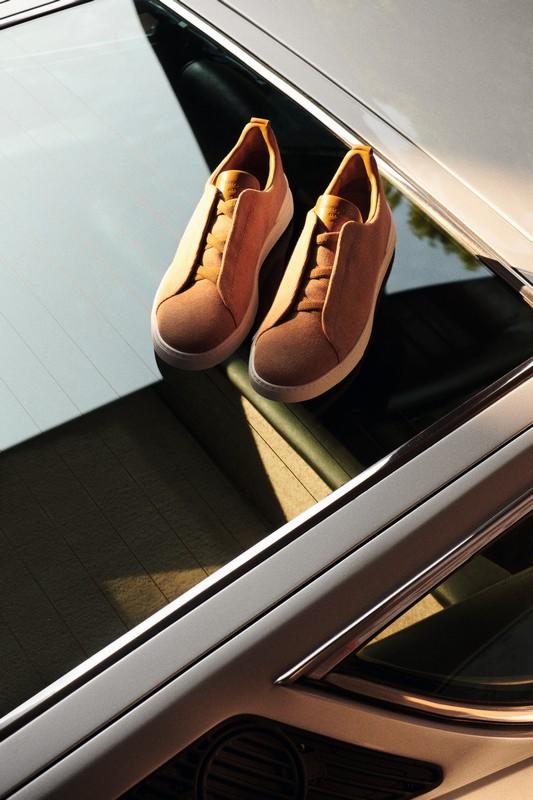 Zegna sneaker Triple Stitch primavera estate 2022