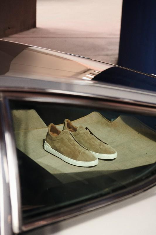 Zegna sneaker Triple Stitch primavera estate 2022
