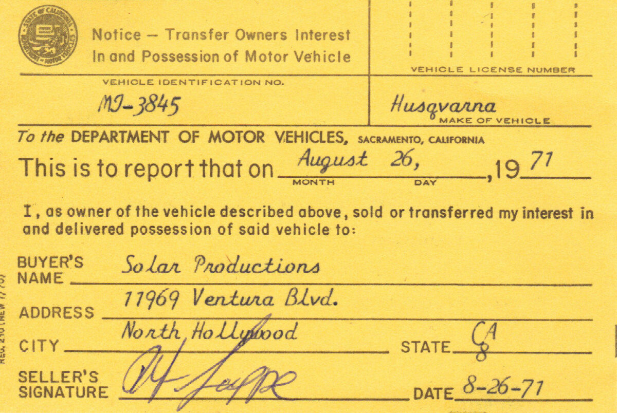 husqvarna 400 ricevuta