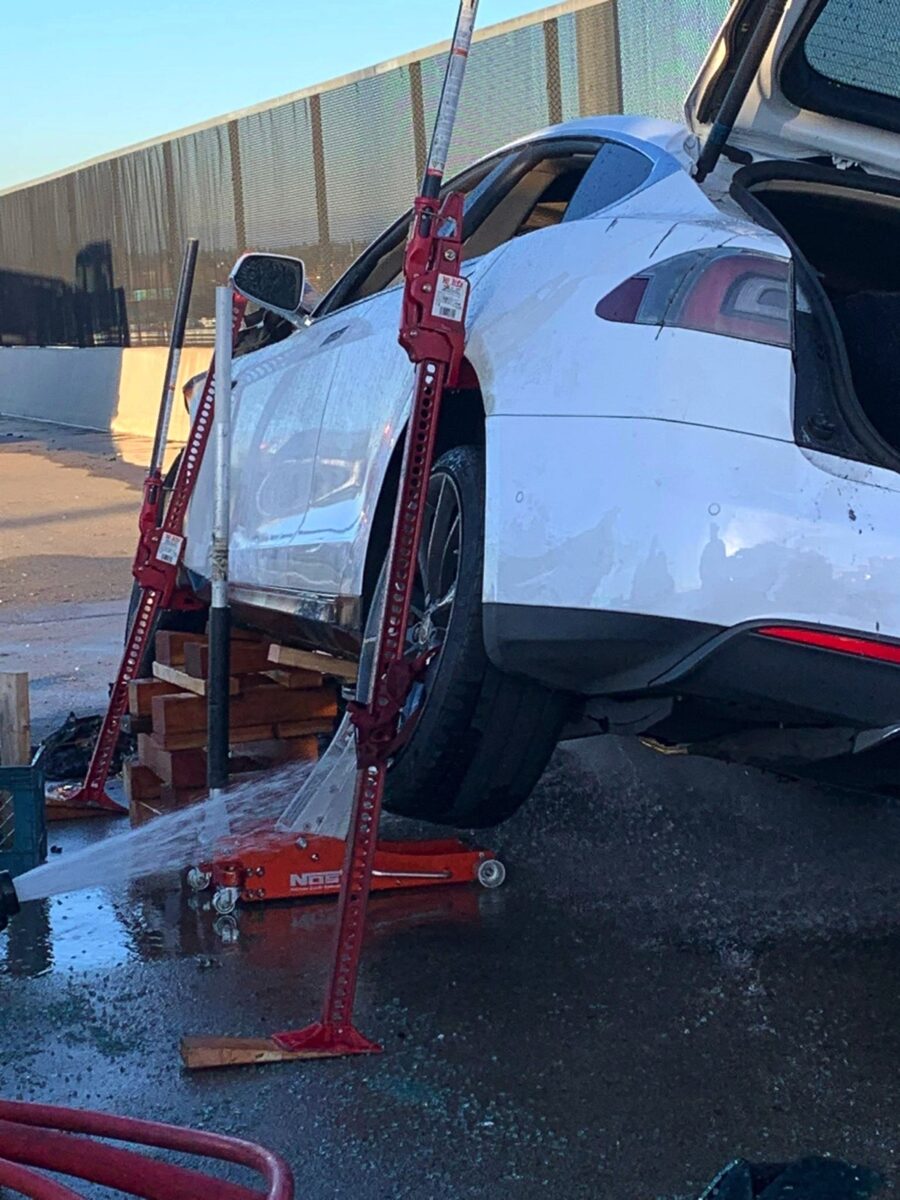 Tesla Model S incendio