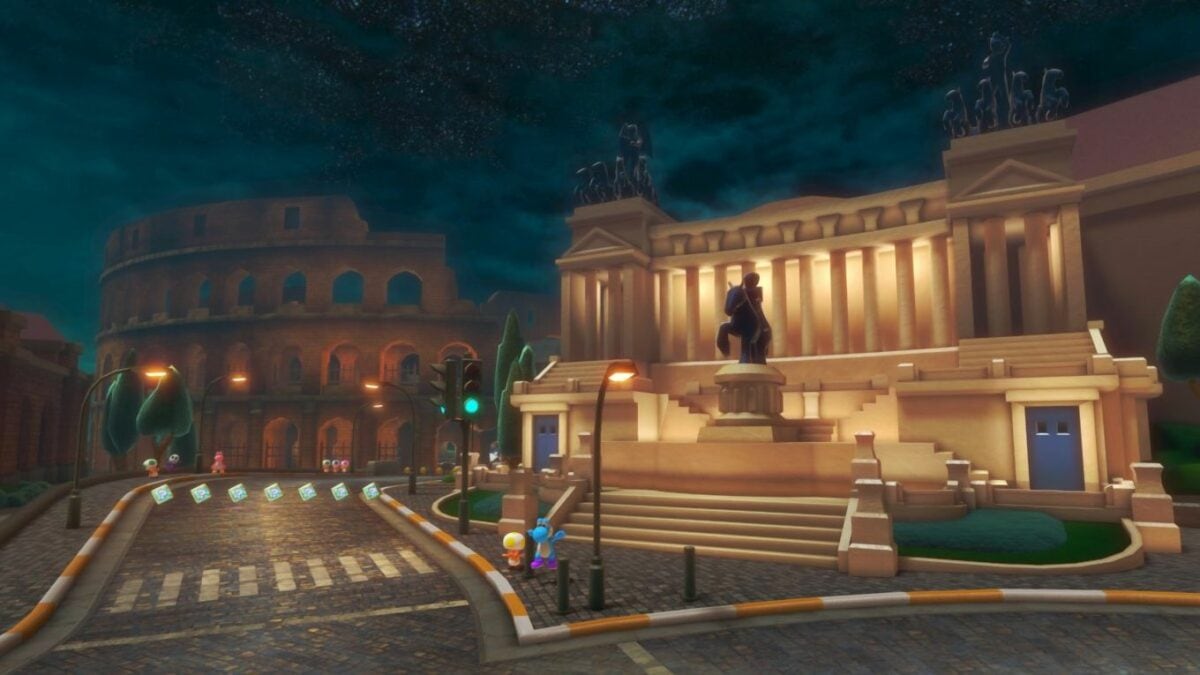 Mario Kart 8 Rome
