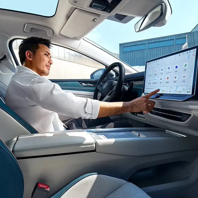 Volkswagen id.7 vizzion infotaiment