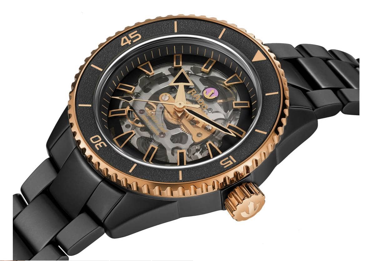 Rado Captain Cook High-Tech Ceramic Skeleton PVD oro rosa