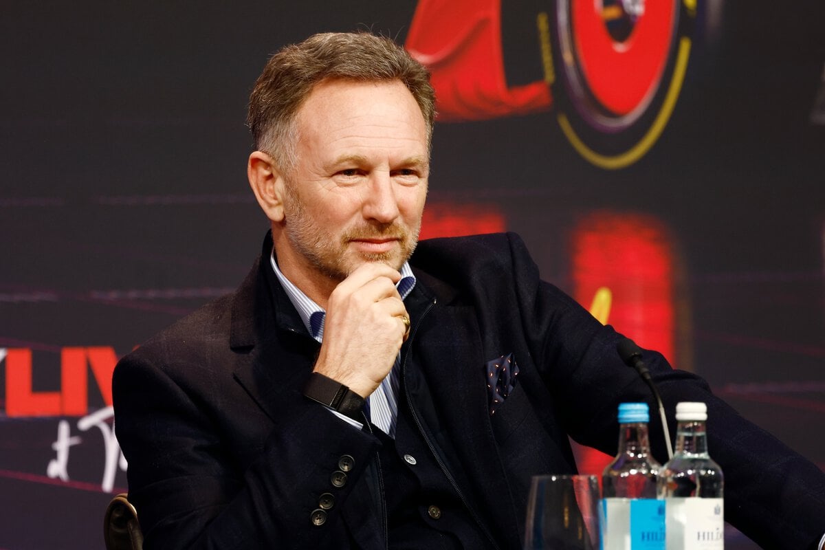 Christian Horner in conferenza stampa Formula 1.