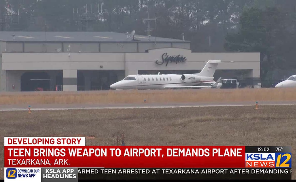 dirottamento aereo privato