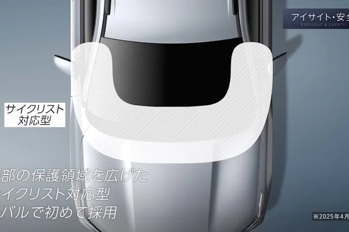 airbag ciclisti subaru