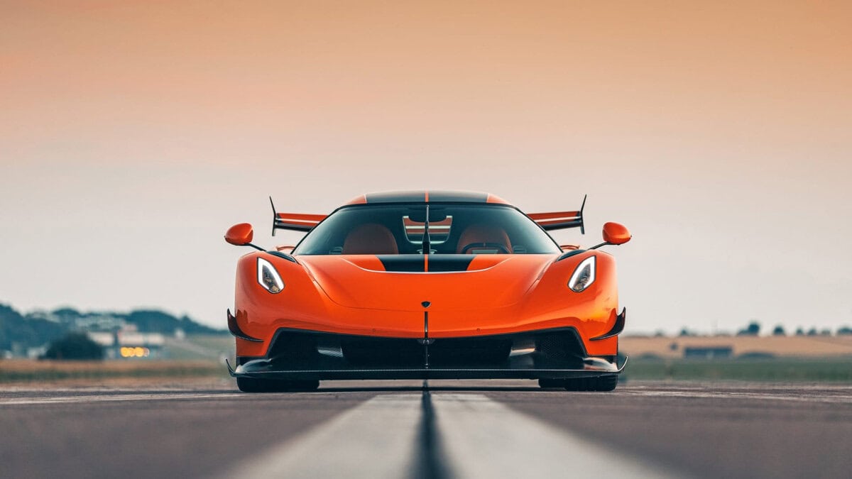 koenigsegg jesko orange