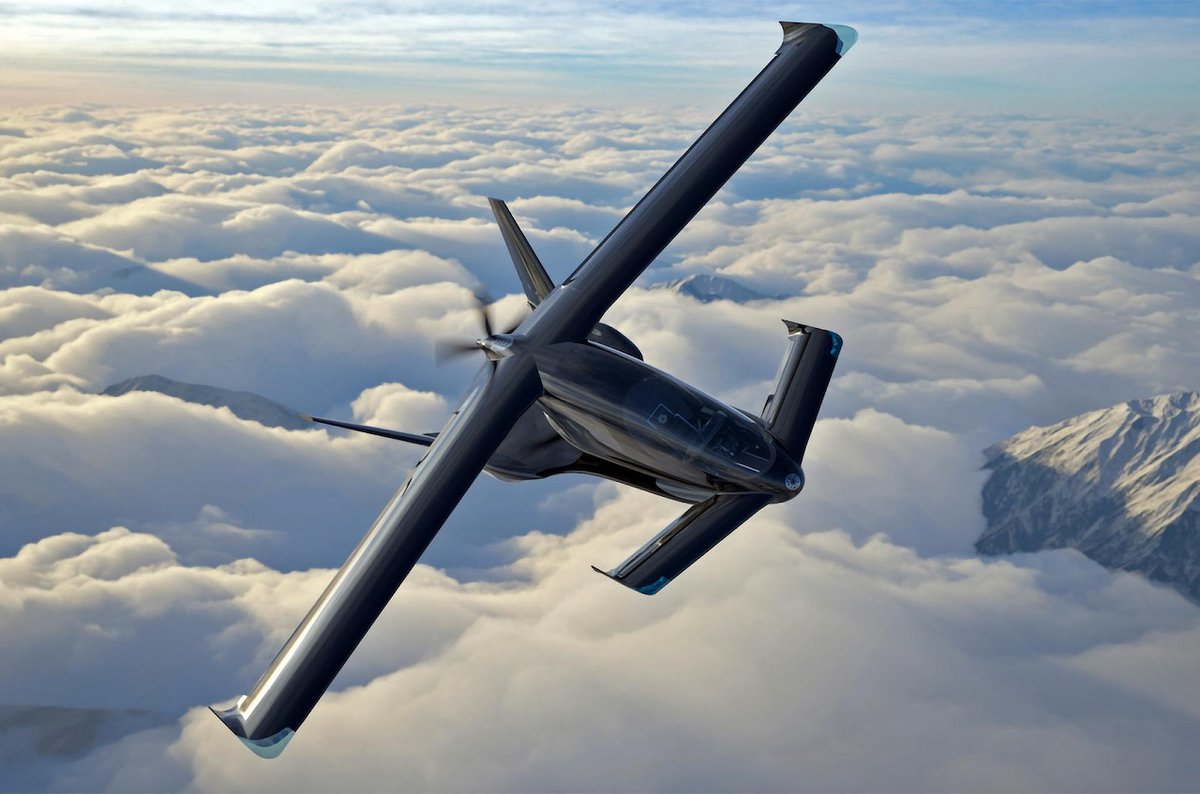 Cavorite X7 Horizon Aircraft flying