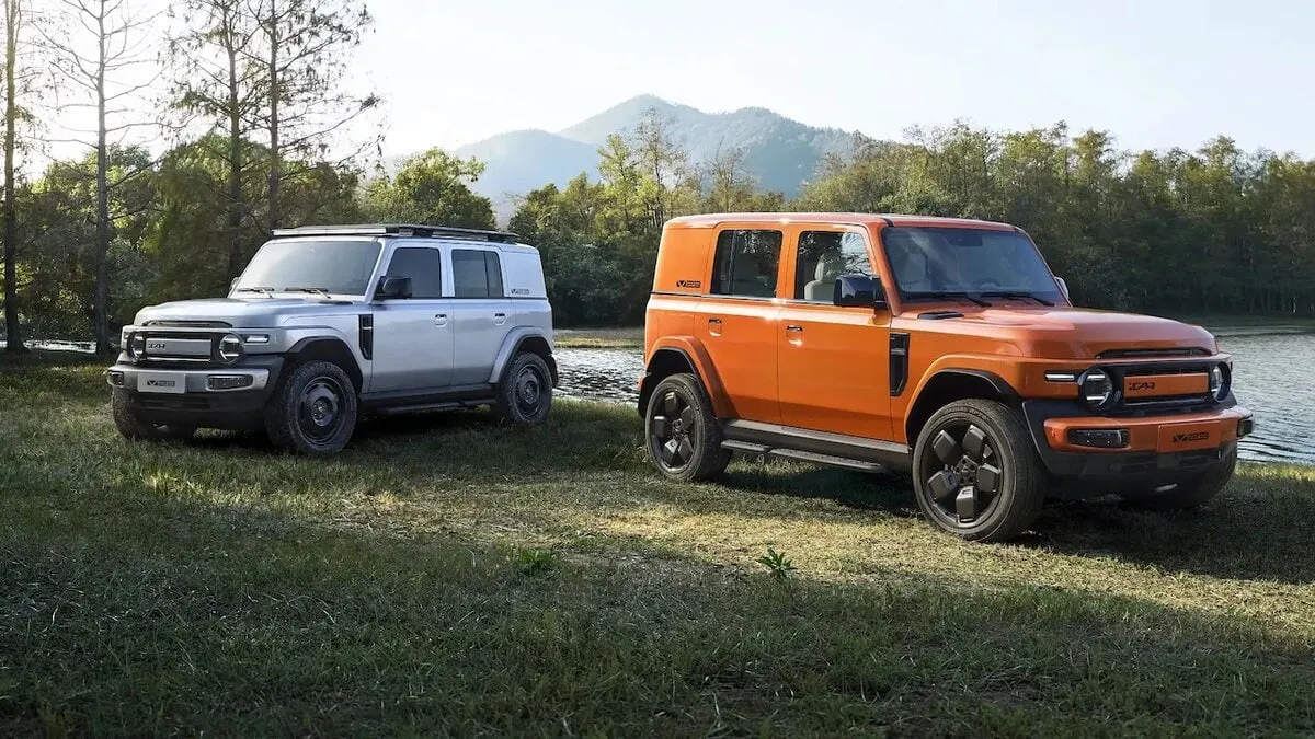 Chery iCar V23 colors