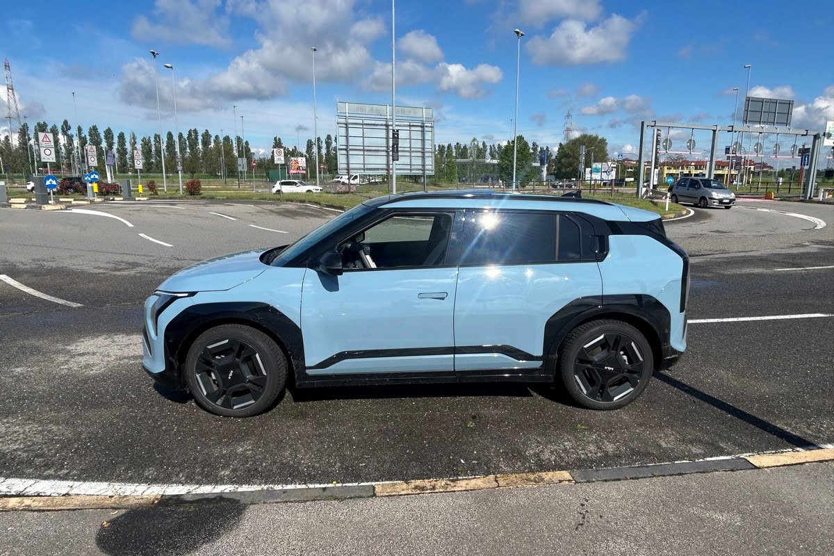 Kia EV3 2025 prova su strada