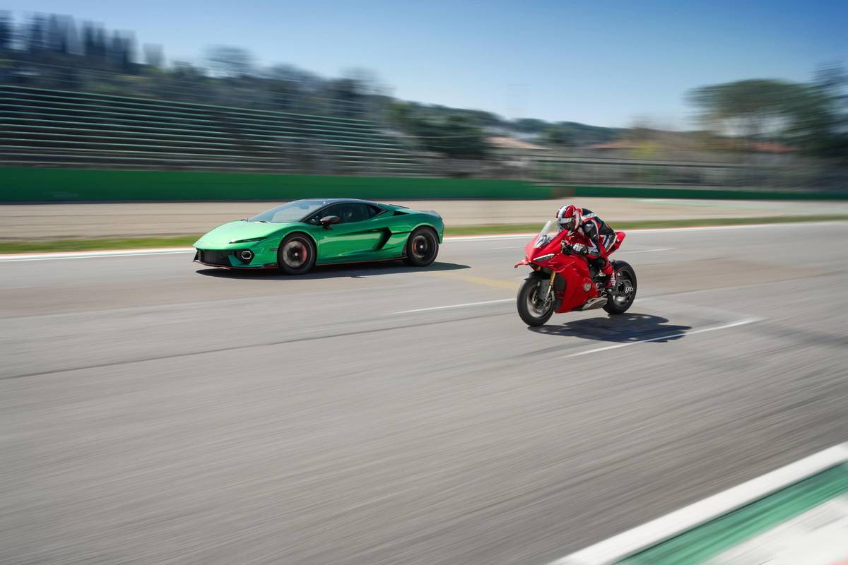 Lamborghini Temerario Ducati Panigale V4