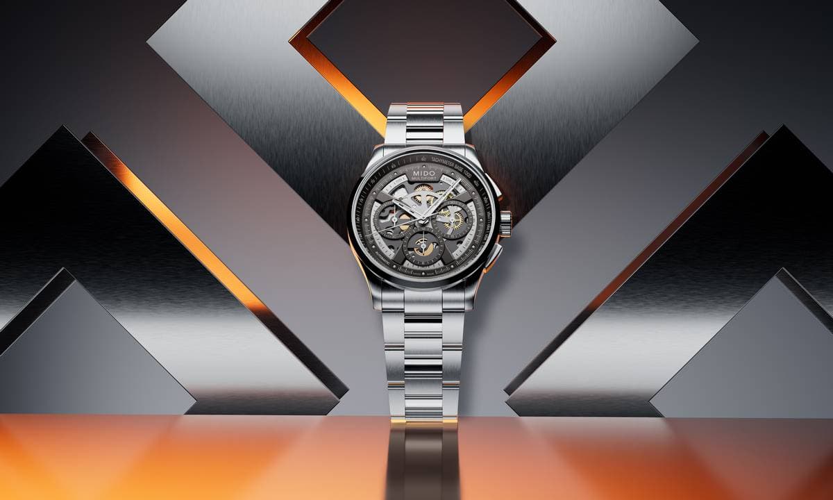 Mido Multifort Skeleton Chronograph