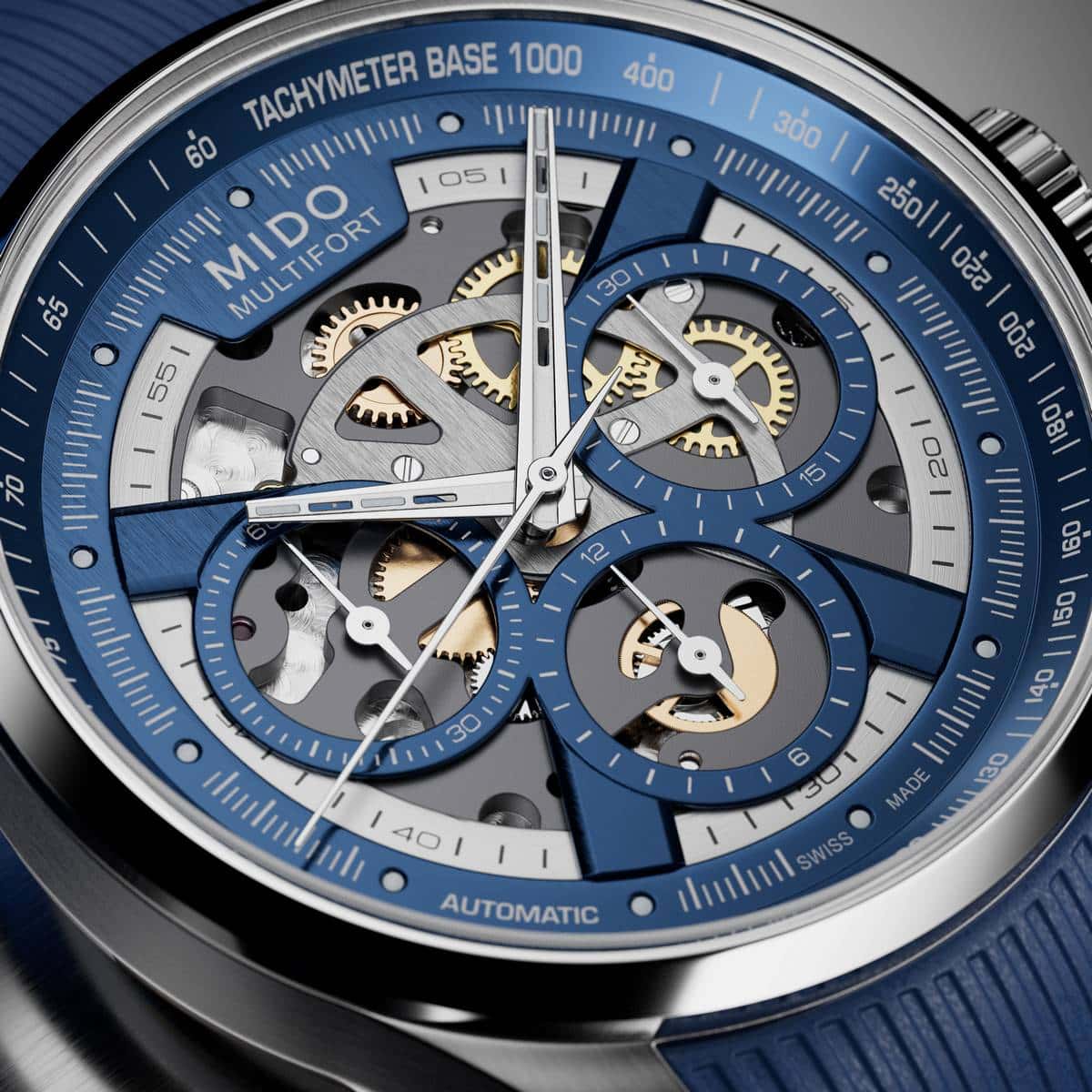 Mido Multifort Skeleton Chronograph